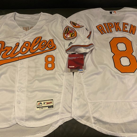 Majestic Other - Majestic BALTIMORE ORIOLES CAL RIPKEN Flex Base Men JERSEY Sz 40,44,48,52,56 New